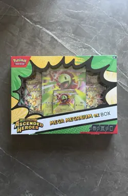 Pokemon TCG Ascended Heros Mega Meganium EX Box Factory Sealed In Hand Ship FAST - Image 1