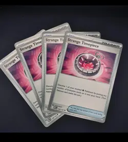 x4 Strange Timepiece 128/132 - Mega Evolution - Pokemon NM/M English TCG Playset - Image 1