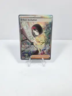 Pokemon TCG Erika's Invitation 203/165 SV 151 SIR Full Art Holo - Image 1