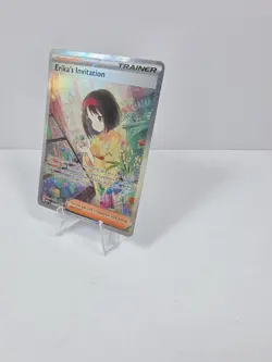 Pokemon TCG Erika's Invitation 203/165 SV 151 SIR Full Art Holo - Image 2