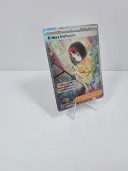 Pokemon TCG Erika's Invitation 203/165 SV 151 SIR Full Art Holo - Image 3