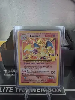Pokemon TCG Charizard 4/102 Base Set Holo Rare 1999 English 120 HP Arita - Image 1