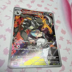 Pokemon Team Rocket's Houndoom 191/182 SV10 Destined Rivals IR Holo EN - Image 2