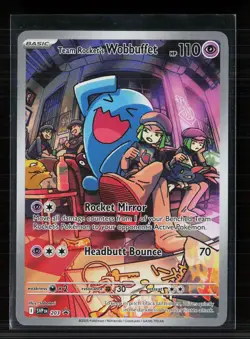 Pokemon 2025 Journey Together Team Rocket's Wobbuffet #SVP EN 203 - Image 1