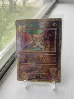 Pokemon TCG Ancient Mew 2000 Movie Promo Holo SWIRL MP - Image 4