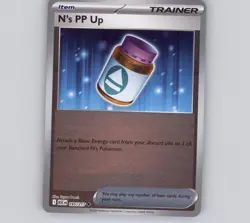 N's PP Up 195/217 Reverse Holo UC Ascended Heroes NM Pokemon - Image 1