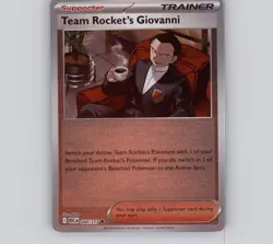 Team Rocket's Giovanni 204/217 Reverse Holo UC Ascended Heroes NM Pokemon - Image 1