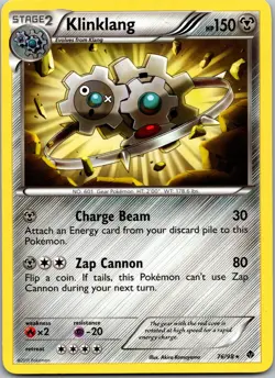 POKEMON KLINKLANG 76/98 RARE EMERGING POWERS NM/M - Image 1