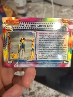 The Future Looks Bright #41 Pokemon Topps Mewtwo Strikes Back Movie NM - Image 2