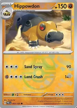 Pokemon TCG - Hippowdon 053/131 Master ball - NM -Prismatic Evolutions - Image 1