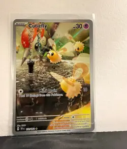 Pokemon TCG Cutiefly 172/162 SV05 Temporal Forces Illustration Rare Holo ENG - Image 1