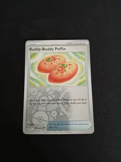 Buddy-Buddy Poffin 144/162 SV05: Temporal Forces Reverse Holo Pokemon NM - Image 3