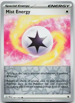 Mist Energy 161/162 Uncommon Temporal Forces Pokemon Reverse Holo LP - Image 1
