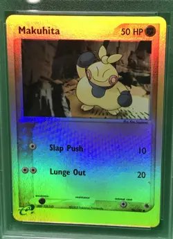 PSA 9 MINT Makuhita Reverse Foil VTG 2003 Pokemon Ex Ruby & Sapphire #56 - Image 2