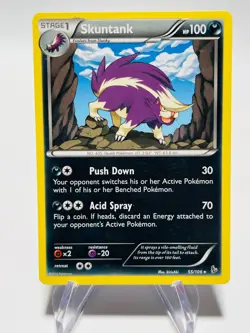 SKUNTANK 2014 Pokemon Flashfire Rare POKEMON 55/106 - Image 1