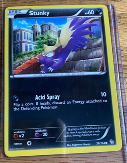 Stunky 76/124 - Dragons Exalted - Common - Pokemon Card TCG- Lightly Played - Image 1