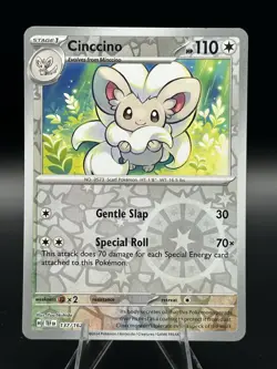 Cinccino Temporal Forces 137/162 Uncommon Reverse Holo Pokemon Near Mint 137/162 - Image 1