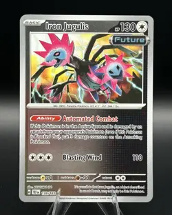 Iron Jugulis 139/162 Uncommon Temporal Forces Pokemon Reverse Holo Near Mint 139 - Image 1