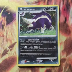 Skuntank 15/130 - Holo Rare Pokemon Diamond & Pearl - Image 1