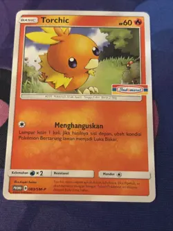 NM Torchic 083/SM-P | Pokemon Indomaret Stamped Promo Indonesian [US Seller] - Image 1