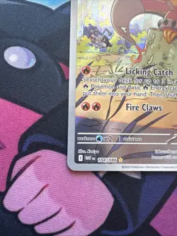 Heatmor 104/086 Sv: White Flare Holo NM Pokemon TCG - Image 5