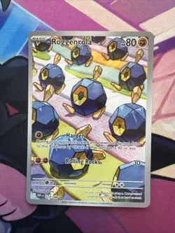 Roggenrola 127/086 Illustration Rare White Flare NM - Image 1