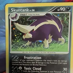 The Pokemon Company Skuntank 15/130 Diamond & Pearl Holo Rare English 2007 90HP - Image 2
