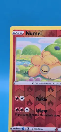 Pokemon Go Card 013/078 Numel Hidden Ditto Unpeeled Peelable B15 - Image 2