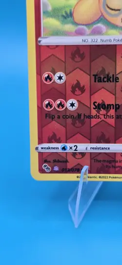 Pokemon Go Card 013/078 Numel Hidden Ditto Unpeeled Peelable B15 - Image 5