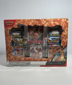 Pokemon TCG: Charizard ex Premium Collection Box - 6 Packs 820650873232 - Image 1