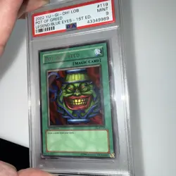 Pot of Greed LOB-119 The Legend of Blue Eyes White Dragon 1st Edition - Image 1