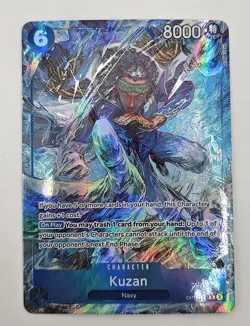 Bandai One Piece CCG Kuzan OP12-043 Character Special Holo 8000 Power 6 Cost - Image 1