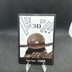 Bandai One Piece CCG Don!! Card Type Don!! Card Your Turn +1000 - Image 1