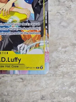 Monkey.D.Luffy (Welcome Pack 2026 Vol.1) OP10-111 One Piece Promo (Full Art) 2 - Image 4