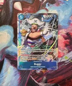2026 One Piece The Time of Battle Buggy Super Rare Alt Art #OP16-048 - Image 1