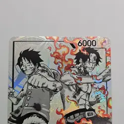 Bandai Luffy & Ace ST30-001 Starter Deck ST-30 Leader Full Art Foil English 6000 - Image 3