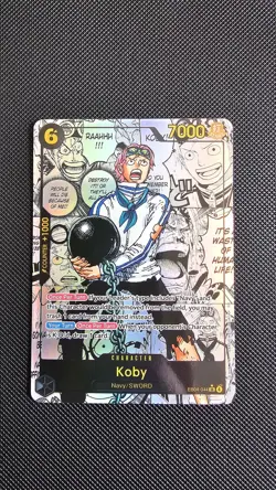One Piece TCG Koby Manga SR/ Alternate Art EB04-044/OP-15 SUPER CLEAN 🤌 - Image 1