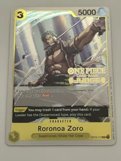 Roronoa Zoro OP10-113 (Judge Pack Vol. 6) One Piece TCG - Image 1