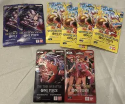 One Piece TCG Lot OP14 OP15 OP16 DP11 Double Pack and EB03 Booster Packs Sealed - Image 2