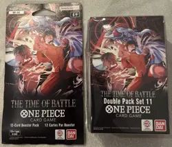 One Piece TCG Lot OP14 OP15 OP16 DP11 Double Pack and EB03 Booster Packs Sealed - Image 3