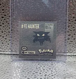 Haunter #93 Pokemon 1999 Artbox Sticker NM - Image 2