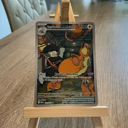 Pokemon TCG Team Rocket's Raticate 202/182 Illustration Rare Destined Rivals - Image 1