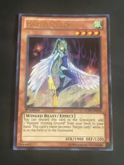 Harpie Queen 1st Edition LCJW-EN094 Ultra Rare Holo Yugioh Card - Image 1