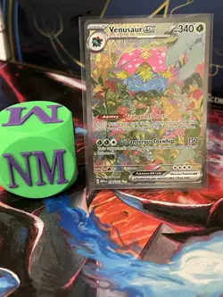 Pokemon TCG Venusaur EX Holo Card 198/165 Scarlet & Violet 151 Series NM - Image 1