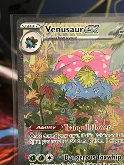 Pokemon TCG Venusaur EX Holo Card 198/165 Scarlet & Violet 151 Series NM - Image 3