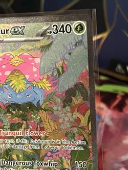 Pokemon TCG Venusaur EX Holo Card 198/165 Scarlet & Violet 151 Series NM - Image 4