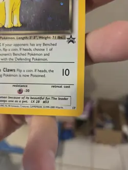 Pokemon TCG | Dark Persian | Black Star Promo Card #17 - Image 4