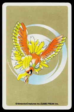 Bayleef 4 of Clubs Pokemon Gold Deck Playing Cards Heavily Played - Image 2