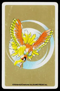 Chikorita Ace of Clubs Pokemon Gold Deck Playing Card Heavily Played - Image 2