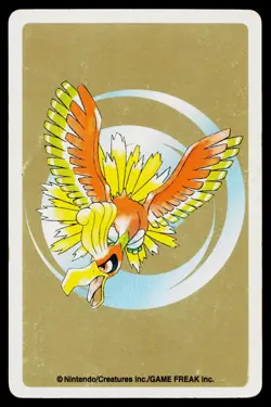 Meganium 7 of Clubs Pokemon Gold Deck Playing Card Heavily Played - Image 2